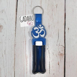 OM Symbol Chap stick Holder Machine Embroidery Design