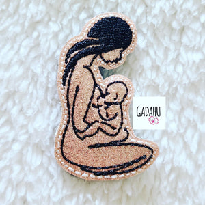 "Breastfeeding" feltie ITH Embroidery design file