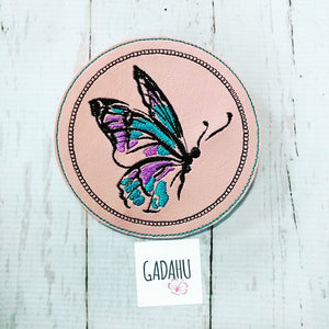 Butterfly Coaster ITH Machine Embroidery design file