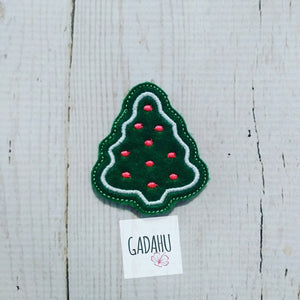 Christmas Tree feltie ITH Embroidery design file