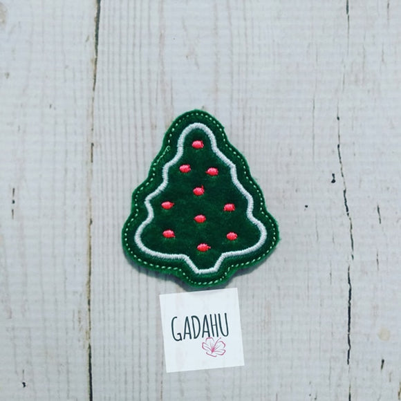 Christmas Tree feltie ITH Embroidery design file