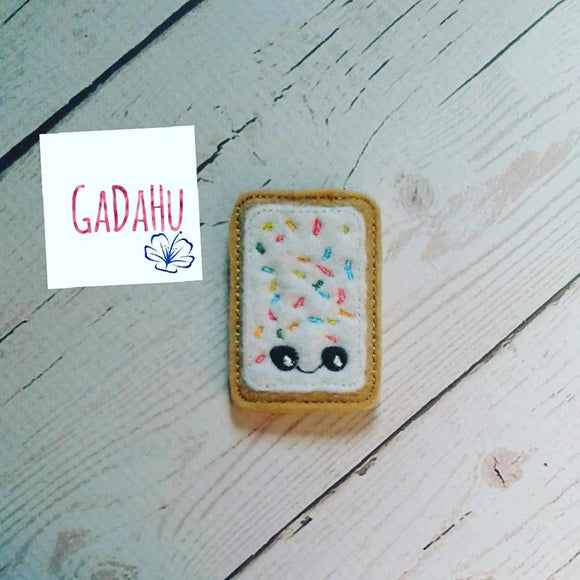 Pop-Tart/Poptart feltie. Embroidery Design 4x4 hoop Instant Download