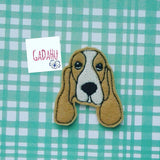 Basset Hound Dog Breed feltie. Embroidery Design 4x4 hoop Instant Download. Felties.