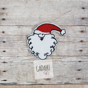 Cute Santa Claus Christmas feltie. Embroidery Design 4x4 hoop Instant Download. Felties