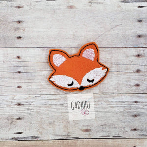 Cute Fox feltie. Embroidery Design 4x4 hoop Instant Download. Felties. Animal feltie