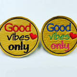 Good Vibes Only feltie ITH Embroidery design file